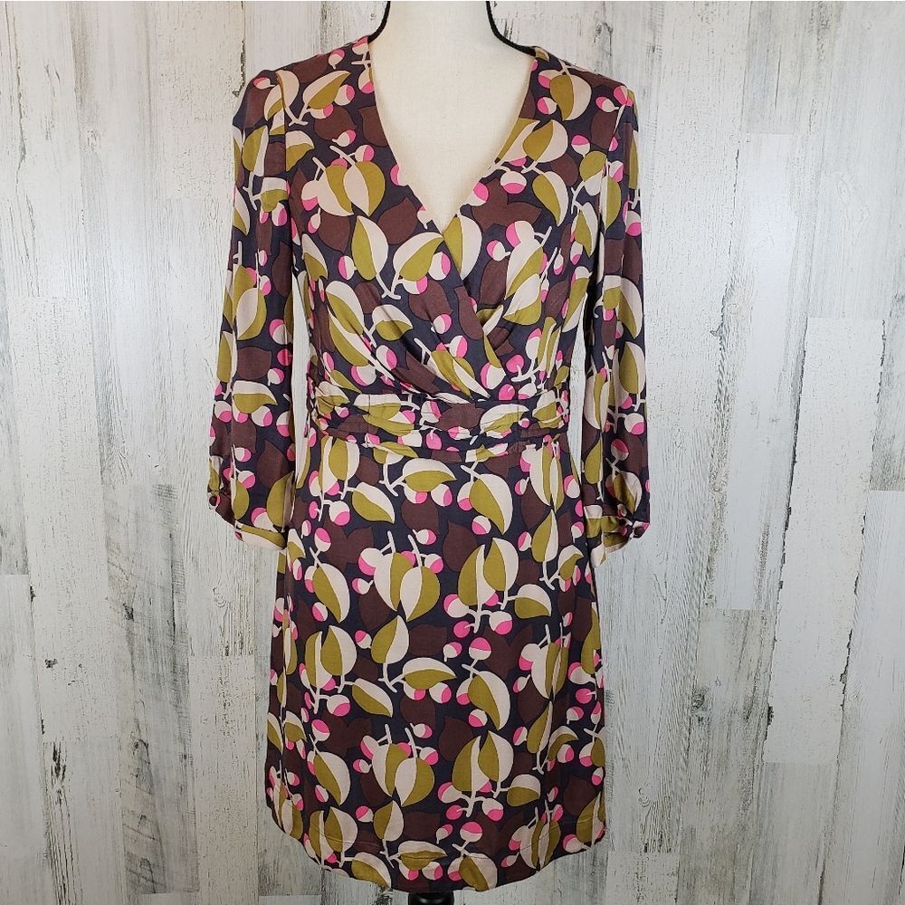 Boden Canterbury Chestnut Dress Sz 8